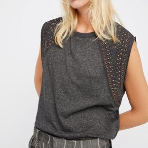 Free People Shooting Star Muscle tee xs